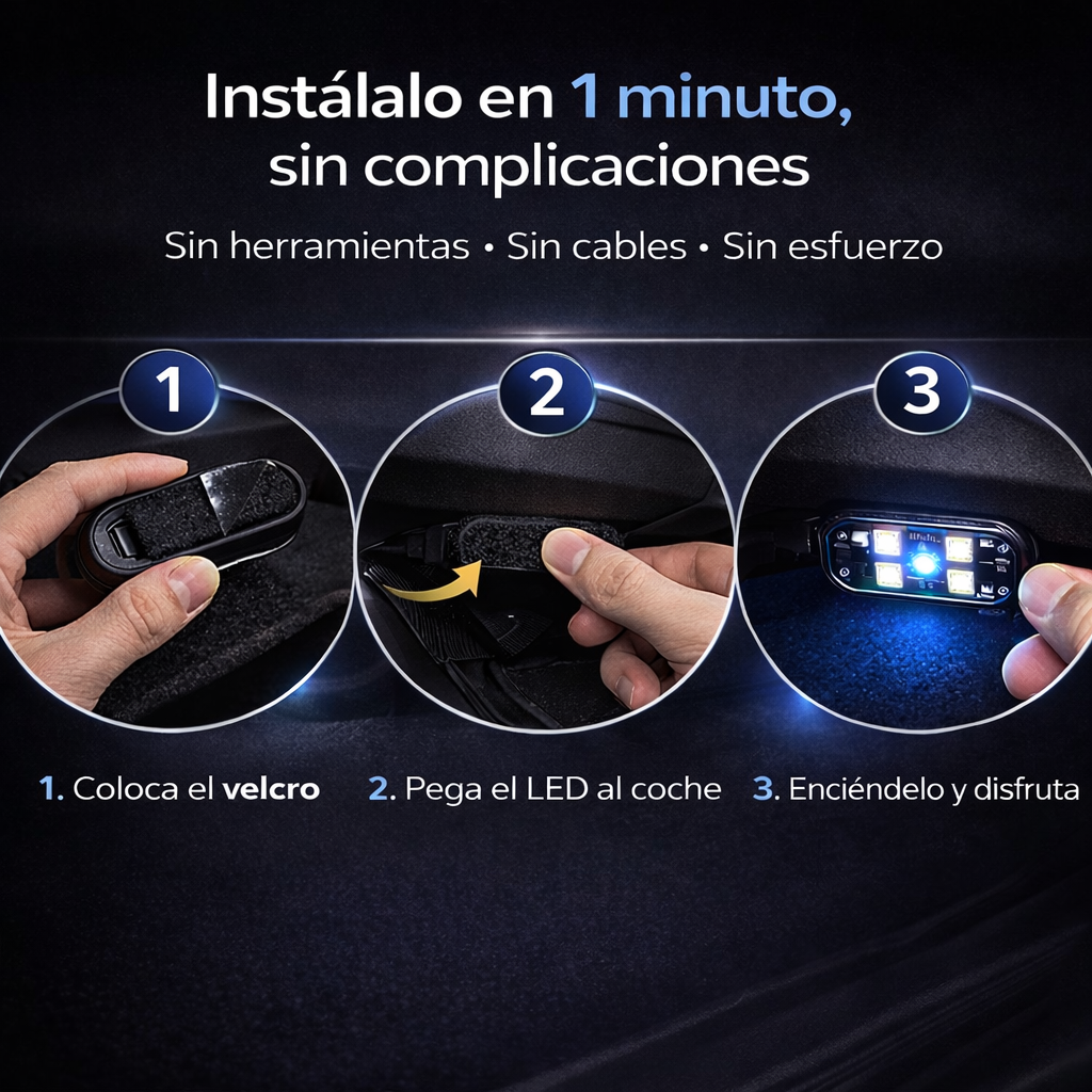 Kit Iluminación LED para coche